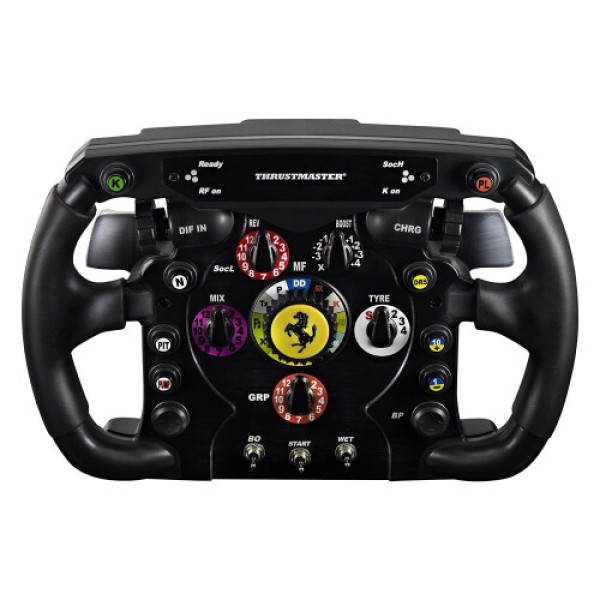 Thrustmaster F1 Racing Wheel - Ferrari 2011 Official Replica, Edisi 150 Tahun Italia, Permukaan Logam Berus, Pegangan Karet, Kompatibel dengan PS4/Xbox Series X|S/One/PC